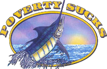 Poverty Sucks Fishing logo